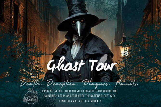 St. Augustine Private Vehicle Ghost Tour - Key points to know before booking