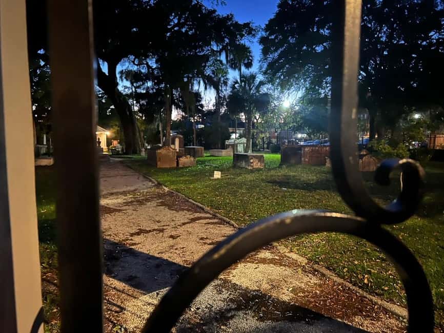 St Augustine: Riding with the Ghosts Golf Cart Tour - Cemeteries, Churches, and the City After Dark