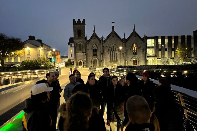 The Dark History Tour of Galway City - Eyre Square begins the story