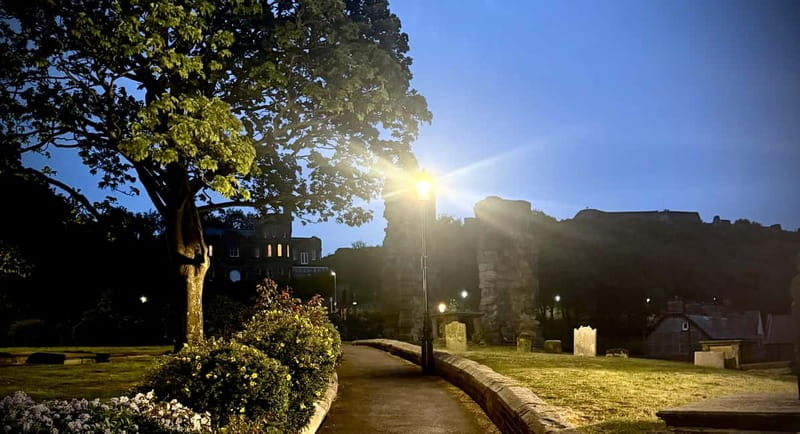 The Scarborough Ghost Walk - The steep cobbled hill and the staircase with the dark secret