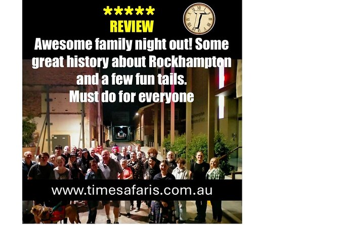 Time Safaris Ghost, Murder and Jack the Ripper Walk Rockhampton - Customs House and the reason it sits inland