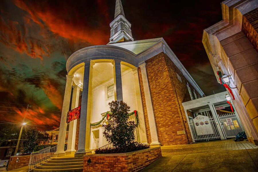 Treacherous Tallahassee Ghost Tours - Meeting outside Florida TaxWatch