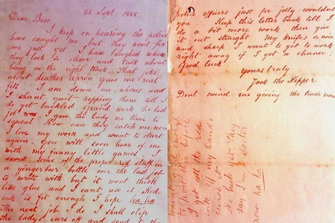 Visit Jack the Ripper in French - Maxime’s documents and photographs