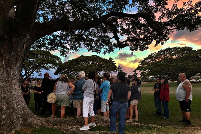 Waikiki Night Marchers Ghost Tour - The setting after dark, with a few practical limits