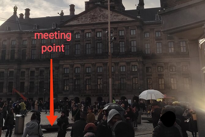 Walking Tour of Haunted Amsterdam - Dam Square opens the story in costume