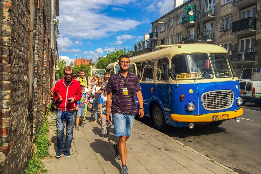 Warsaw: 2.5-Hour Dark Side - Praga District by a Retro Bus - E Wedel brings a sweet pause