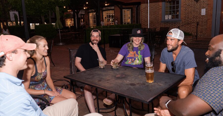 Williamsburg: Colonial Ghosts Haunted Pub Crawl - Bruton Parish Church and the oldest layers of Williamsburg