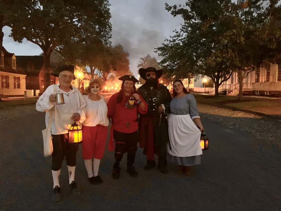 Williamsburg: Haunted Ghosts, Witches, and Pirates Tour - Thirteen sites, thirteen different kinds of stories
