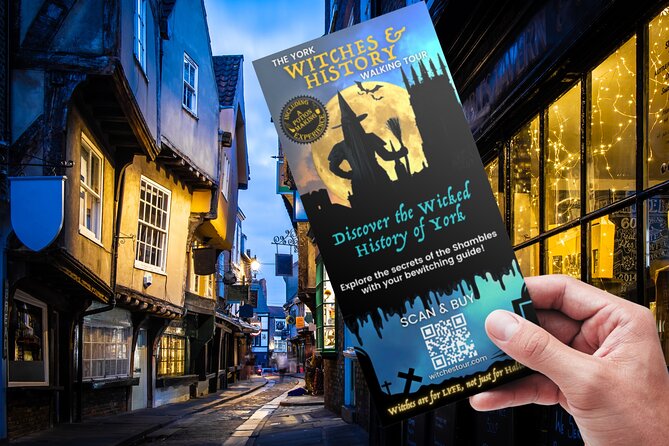York Witches and History Walking Tour - King’s Square and a magical tree